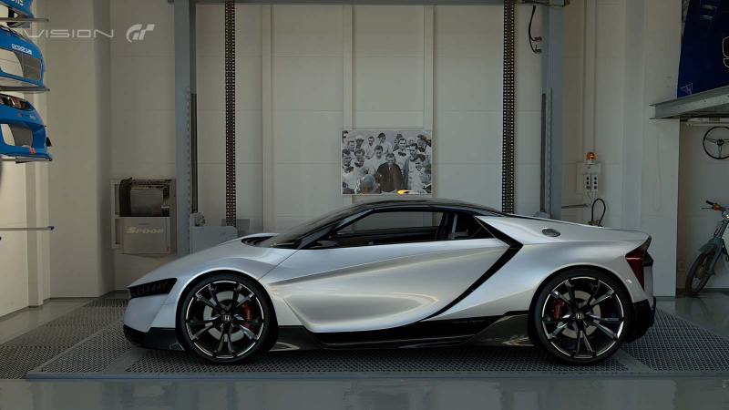 Illustration for article titled Honda's 'Baby NSX' Finally Shows Up As A Gran Turismo Car You Can't Own
